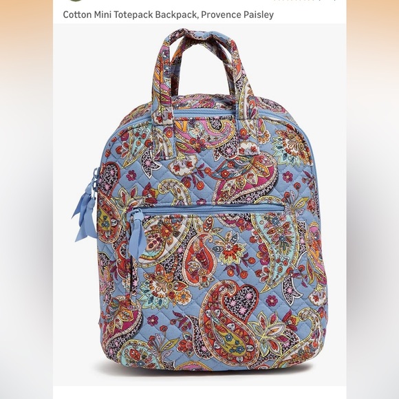 Vera Bradley Handbags - Vera Bradley Mini Totepack Provence Paisley